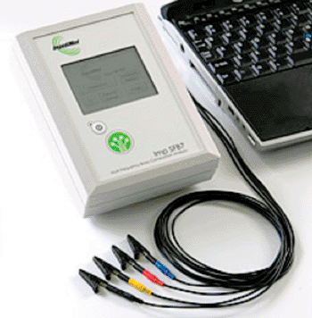 Image: Bioimpedance spectroscopy device (Photo courtesy of ImpediMed).